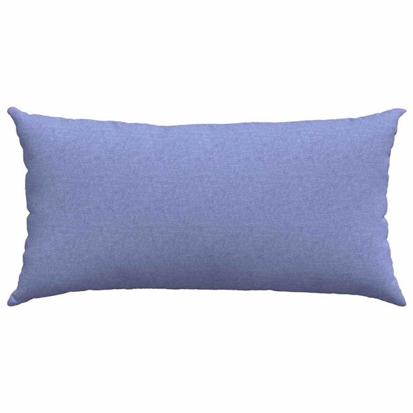 Grote foto vidaxl sofa kussens 2 pcs blauw 80 x 40 cm stof huis en inrichting woningdecoratie