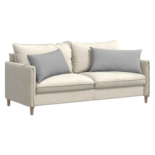 Grote foto vidaxl sofa kussens 2 pcs grijs 80 x 40 cm stof huis en inrichting woningdecoratie
