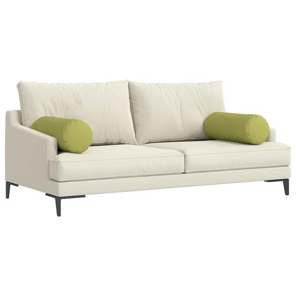 Grote foto vidaxl bolster kussens 2 pcs lichtgroen 25 x 70 cm stof huis en inrichting woningdecoratie