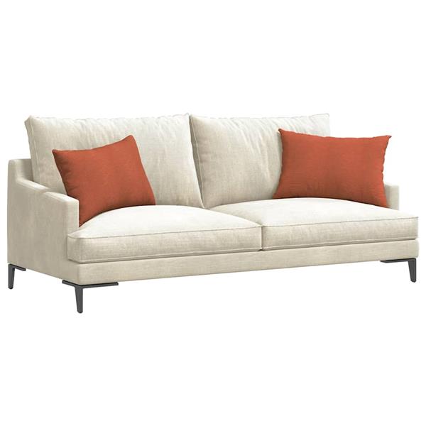 Grote foto vidaxl sofa kussens 2 pcs rood oranje 60 x 40 cm katoen stof huis en inrichting woningdecoratie