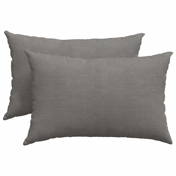 Grote foto vidaxl sofa kussens 2 pcs lichtgrijs 60 x 40 cm katoen stof huis en inrichting woningdecoratie
