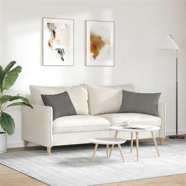 Grote foto vidaxl sofa kussens 2 pcs lichtgrijs 60 x 40 cm katoen stof huis en inrichting woningdecoratie