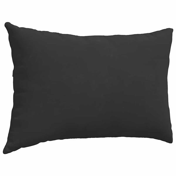 Grote foto vidaxl sofa kussens 2 pcs zwart 60 x 40 cm stof huis en inrichting woningdecoratie
