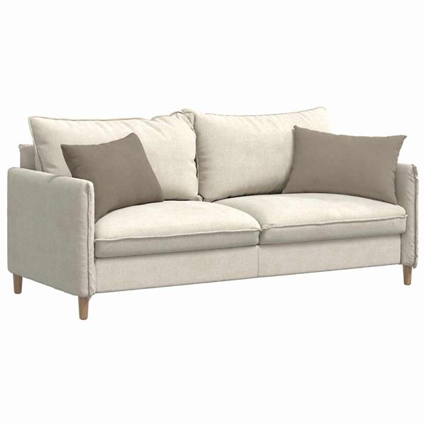 Grote foto vidaxl sofa kussens 2 pcs taupe 60 x 40 cm stof huis en inrichting woningdecoratie
