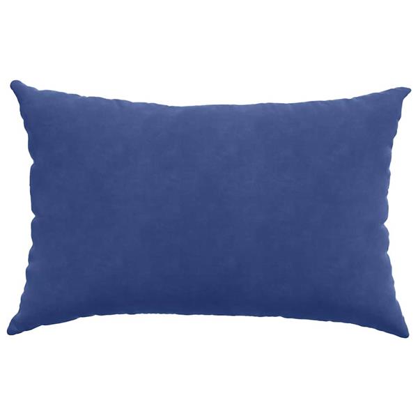 Grote foto vidaxl sofa kussens 2 pcs politieblauw 60 x 40 cm katoen stof huis en inrichting woningdecoratie