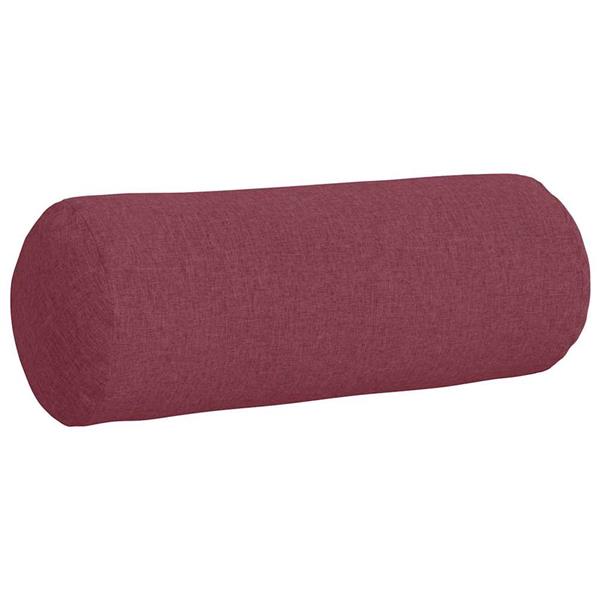 Grote foto vidaxl bolster kussens 2 pcs wijnrood 25 x 70 cm stof huis en inrichting woningdecoratie