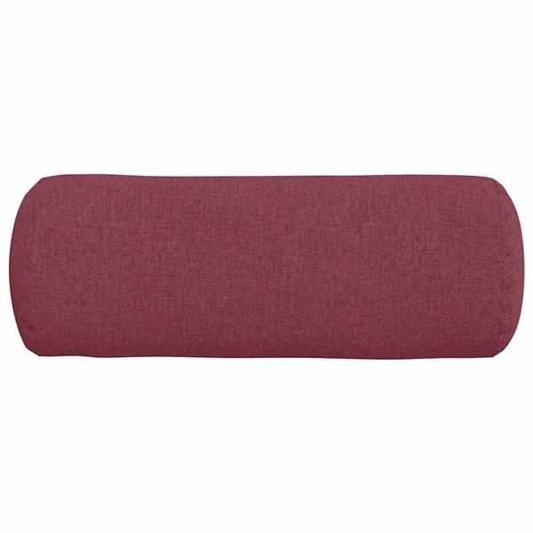 Grote foto vidaxl bolster kussens 2 pcs wijnrood 25 x 70 cm stof huis en inrichting woningdecoratie