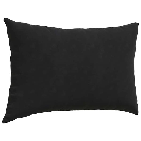 Grote foto vidaxl sofa kussens 2 pcs zwart 60 x 40 cm katoen stof huis en inrichting woningdecoratie