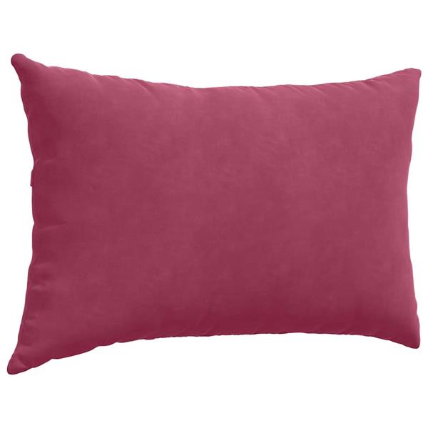 Grote foto vidaxl sofa kussens 2 pcs wijnrood 60 x 40 cm katoen stof huis en inrichting woningdecoratie