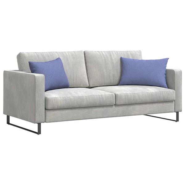 Grote foto vidaxl sofa kussens 2 pcs blauw 60 x 40 cm stof huis en inrichting woningdecoratie