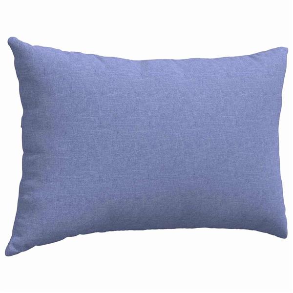 Grote foto vidaxl sofa kussens 2 pcs blauw 60 x 40 cm stof huis en inrichting woningdecoratie