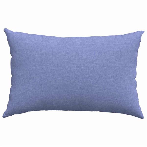 Grote foto vidaxl sofa kussens 2 pcs blauw 60 x 40 cm stof huis en inrichting woningdecoratie