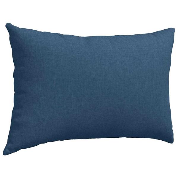 Grote foto vidaxl sofa kussens 2 pcs blauw 60 x 40 cm stof huis en inrichting woningdecoratie