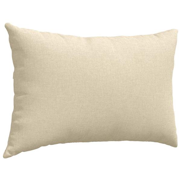 Grote foto vidaxl sofa kussens 2 pcs cr me 60 x 40 cm stof huis en inrichting woningdecoratie
