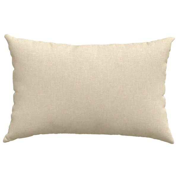 Grote foto vidaxl sofa kussens 2 pcs cr me 60 x 40 cm stof huis en inrichting woningdecoratie