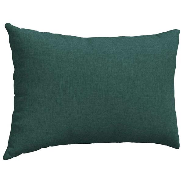 Grote foto vidaxl sofa kussens 2 pcs donkergroen 60 x 40 cm stof huis en inrichting woningdecoratie