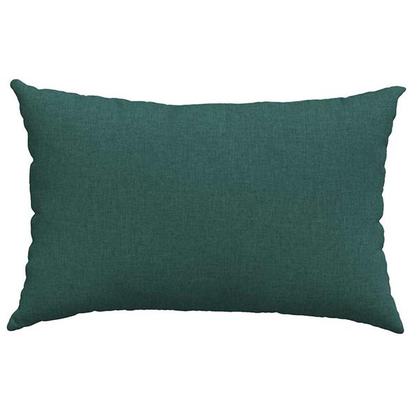 Grote foto vidaxl sofa kussens 2 pcs donkergroen 60 x 40 cm stof huis en inrichting woningdecoratie