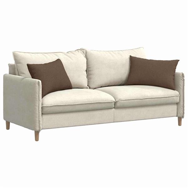 Grote foto vidaxl sofa kussens 2 pcs bruin 60 x 40 cm stof huis en inrichting woningdecoratie