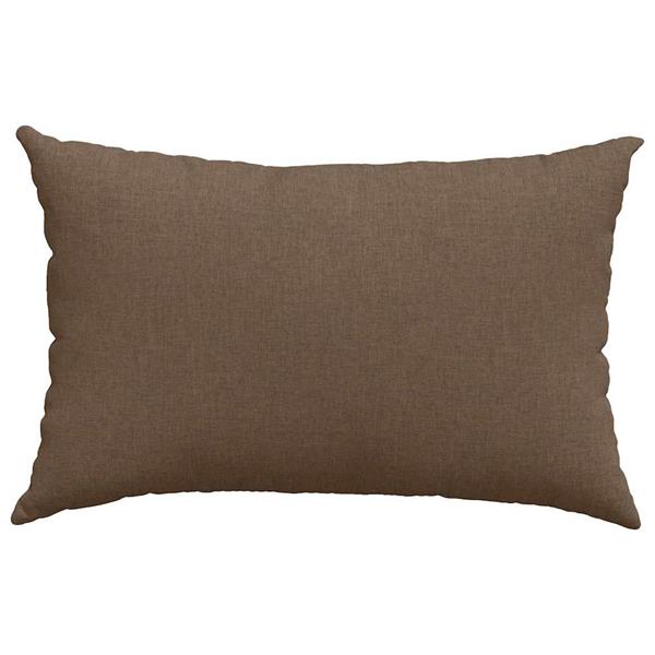 Grote foto vidaxl sofa kussens 2 pcs bruin 60 x 40 cm stof huis en inrichting woningdecoratie