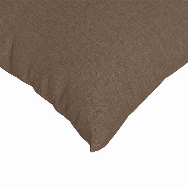 Grote foto vidaxl sofa kussens 2 pcs bruin 60 x 40 cm stof huis en inrichting woningdecoratie