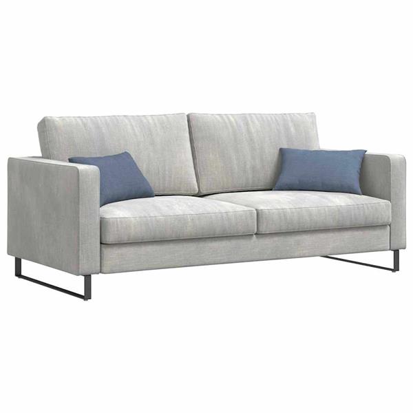 Grote foto vidaxl sofa kussens 2 pcs blauw 50 x 30 cm katoen stof huis en inrichting woningdecoratie