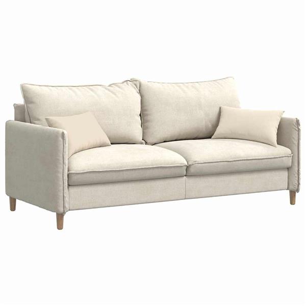 Grote foto vidaxl sofa kussens 2 pcs beige 50 x 30 cm stof huis en inrichting woningdecoratie