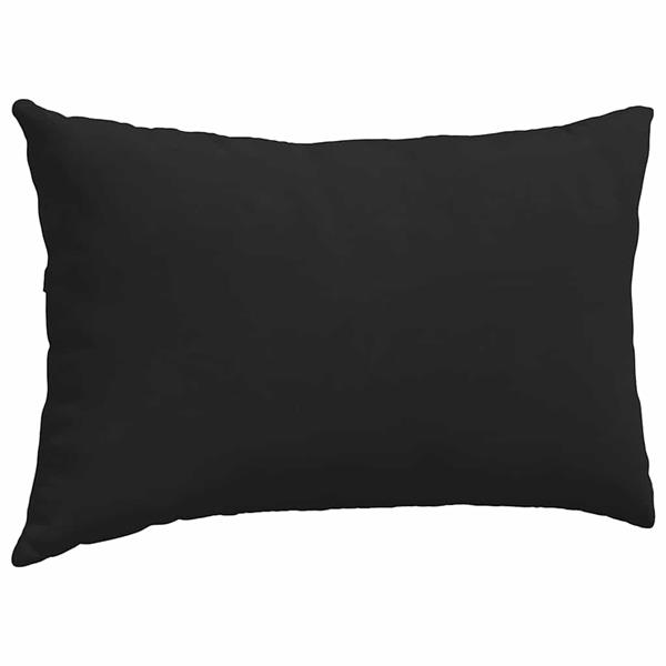 Grote foto vidaxl sofa kussens 2 pcs zwart 50 x 30 cm stof huis en inrichting woningdecoratie