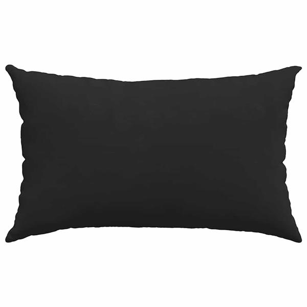 Grote foto vidaxl sofa kussens 2 pcs zwart 50 x 30 cm stof huis en inrichting woningdecoratie