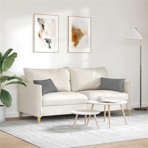 Grote foto vidaxl sofa kussens 2 pcs donkergrijs 50 x 30 cm stof huis en inrichting woningdecoratie