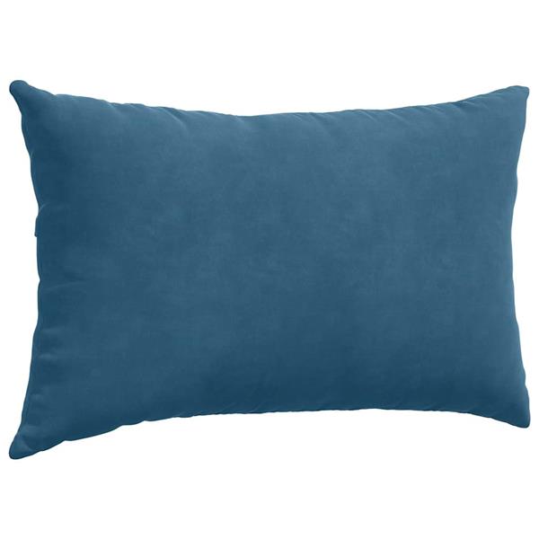 Grote foto vidaxl sofa kussens 2 pcs blauw 50 x 30 cm katoen stof huis en inrichting woningdecoratie