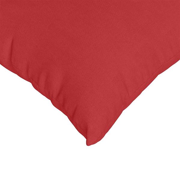 Grote foto vidaxl sofa kussens 2 pcs rood 50 x 30 cm stof huis en inrichting woningdecoratie