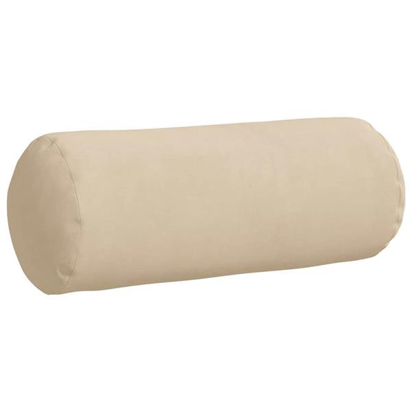 Grote foto vidaxl bolster kussens 2 pcs cr me 15 x 40 cm microvezel stof huis en inrichting woningdecoratie
