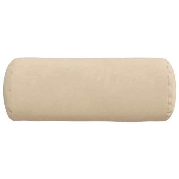 Grote foto vidaxl bolster kussens 2 pcs cr me 15 x 40 cm microvezel stof huis en inrichting woningdecoratie