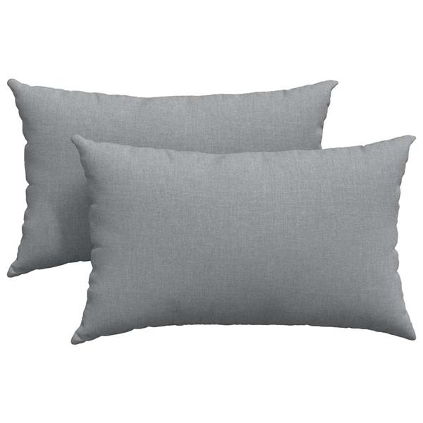 Grote foto vidaxl sofa kussens 2 pcs lichtgrijs 50 x 30 cm stof huis en inrichting woningdecoratie