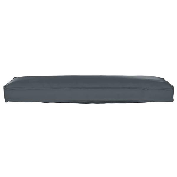 Grote foto vidaxl palletkussen voor bank antraciet 120 x 40 x 8 cm oxford stof huis en inrichting woningdecoratie