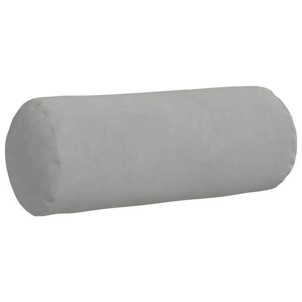 Grote foto vidaxl bolster kussens 2 pcs lichtgrijs 15 x 40 cm microvezel stof huis en inrichting woningdecoratie