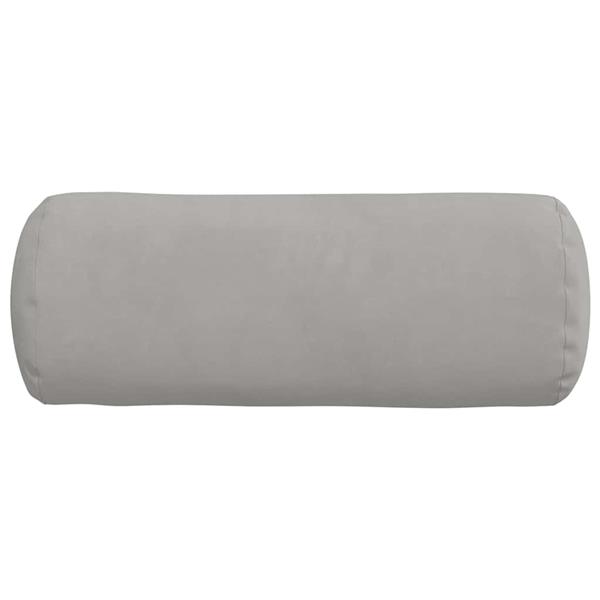 Grote foto vidaxl bolster kussens 2 pcs lichtgrijs 15 x 40 cm microvezel stof huis en inrichting woningdecoratie