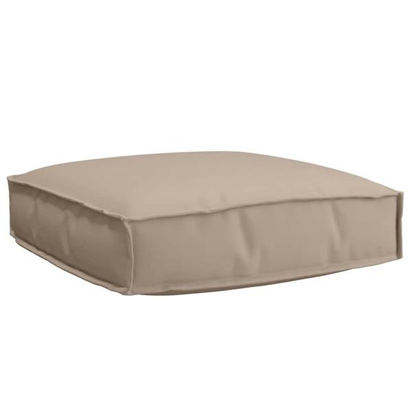 Grote foto vidaxl palletkussen voor zitting taupe 60 x 60 x 12 cm oxford stof huis en inrichting woningdecoratie