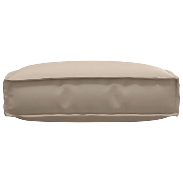 Grote foto vidaxl palletkussen voor zitting taupe 60 x 60 x 12 cm oxford stof huis en inrichting woningdecoratie