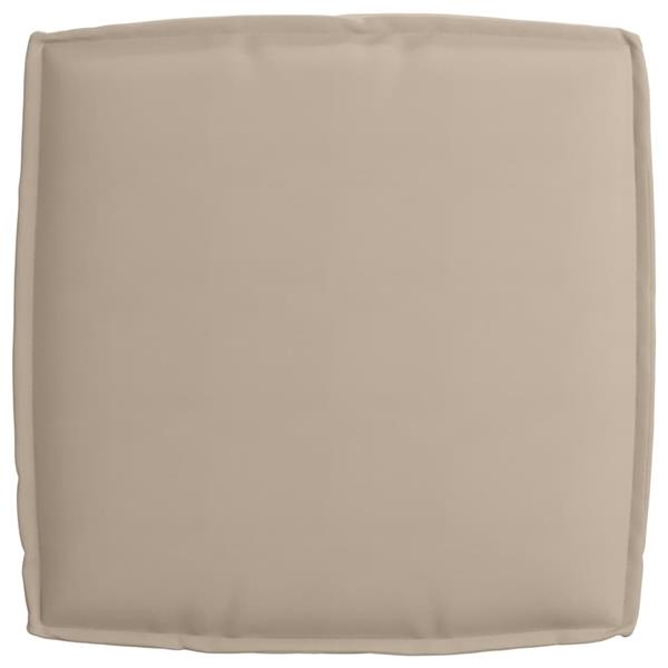 Grote foto vidaxl palletkussen voor zitting taupe 60 x 60 x 12 cm oxford stof huis en inrichting woningdecoratie