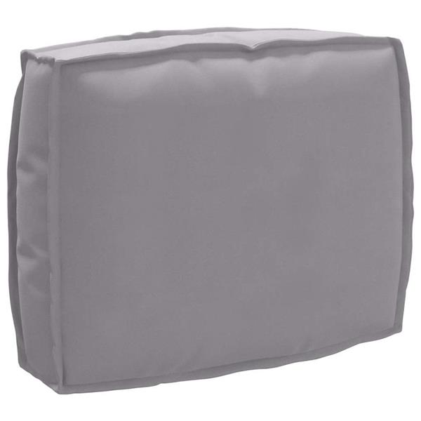 Grote foto vidaxl palletkussen voor rugleuning grijs 50 x 40 x 12 cm oxford stof huis en inrichting woningdecoratie