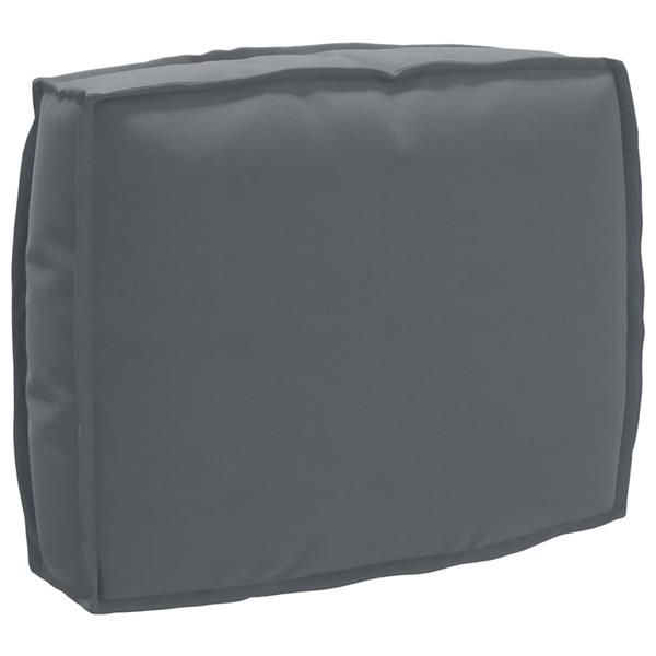 Grote foto vidaxl palletkussen voor rugleuning antraciet 50 x 40 x 12 cm huis en inrichting woningdecoratie