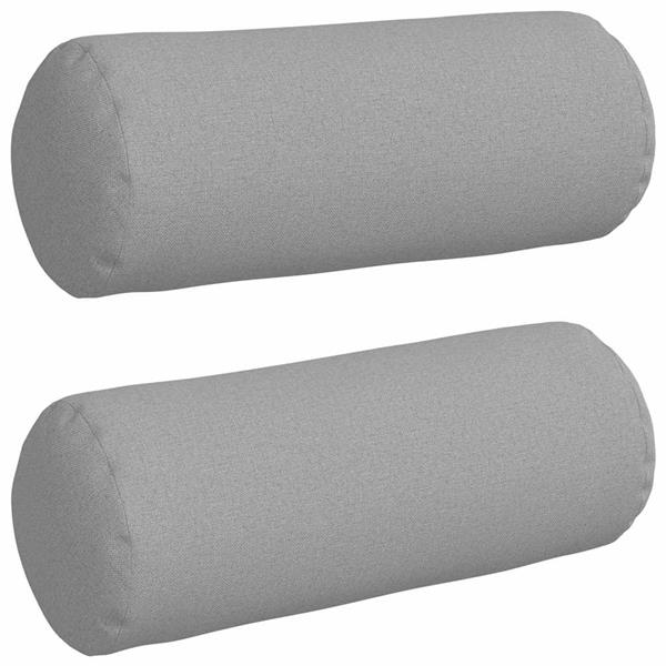 Grote foto vidaxl bolster kussens 2 pcs wolkengrijs 15 x 40 cm stof huis en inrichting woningdecoratie