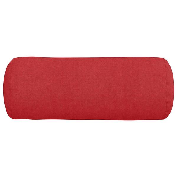 Grote foto vidaxl bolster kussens 2 pcs rood 15 x 40 cm stof huis en inrichting woningdecoratie