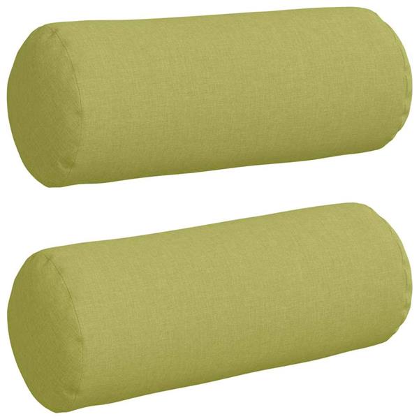 Grote foto vidaxl bolster kussens 2 pcs lichtgroen 15 x 40 cm stof huis en inrichting woningdecoratie