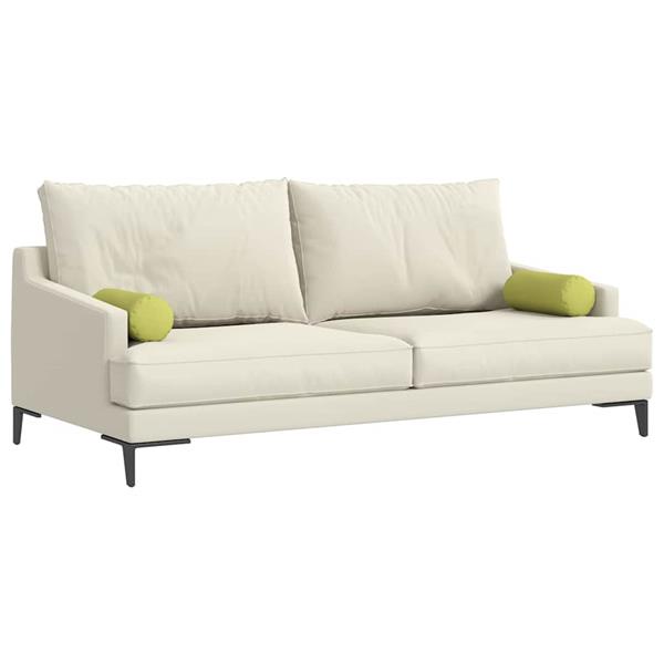 Grote foto vidaxl bolster kussens 2 pcs lichtgroen 15 x 40 cm stof huis en inrichting woningdecoratie