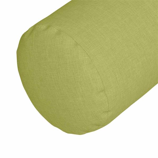 Grote foto vidaxl bolster kussens 2 pcs lichtgroen 15 x 40 cm stof huis en inrichting woningdecoratie