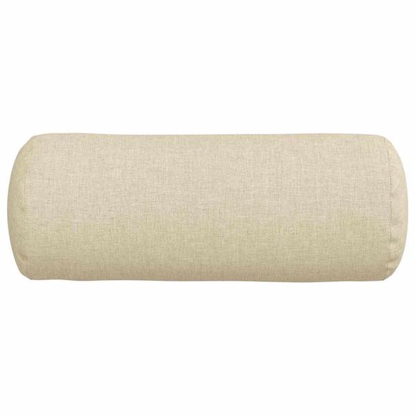 Grote foto vidaxl bolster kussens 2 pcs cr me 15 x 40 cm stof huis en inrichting woningdecoratie
