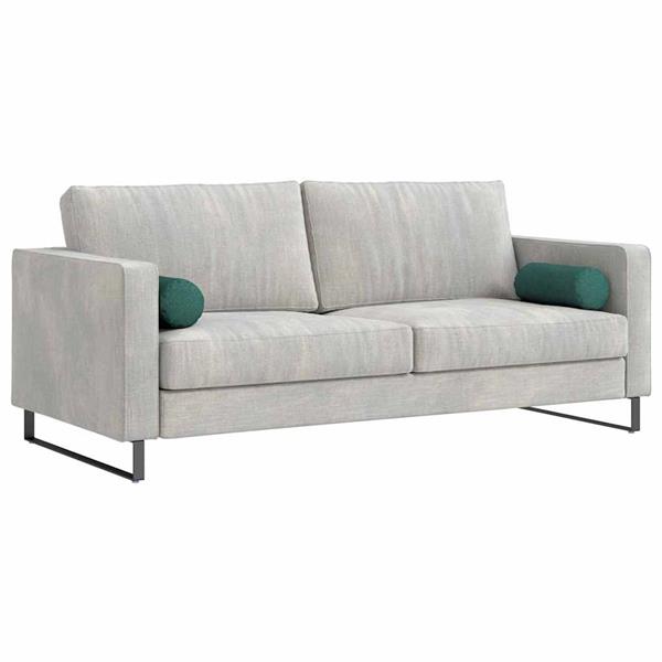 Grote foto vidaxl bolster kussens 2 pcs donkergroen 15 x 40 cm stof huis en inrichting woningdecoratie