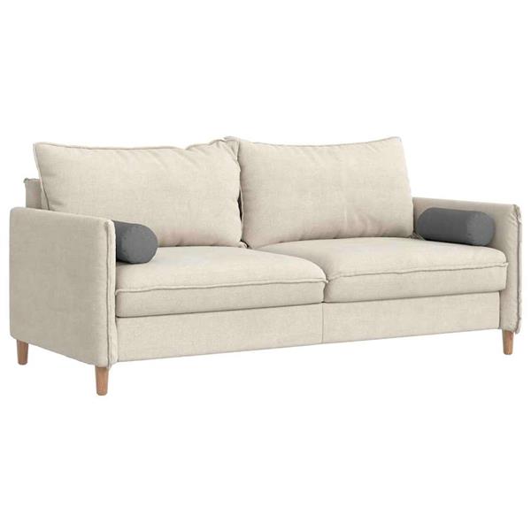 Grote foto vidaxl bolster kussens 2 pcs donkergrijs 15 x 40 cm stof huis en inrichting woningdecoratie